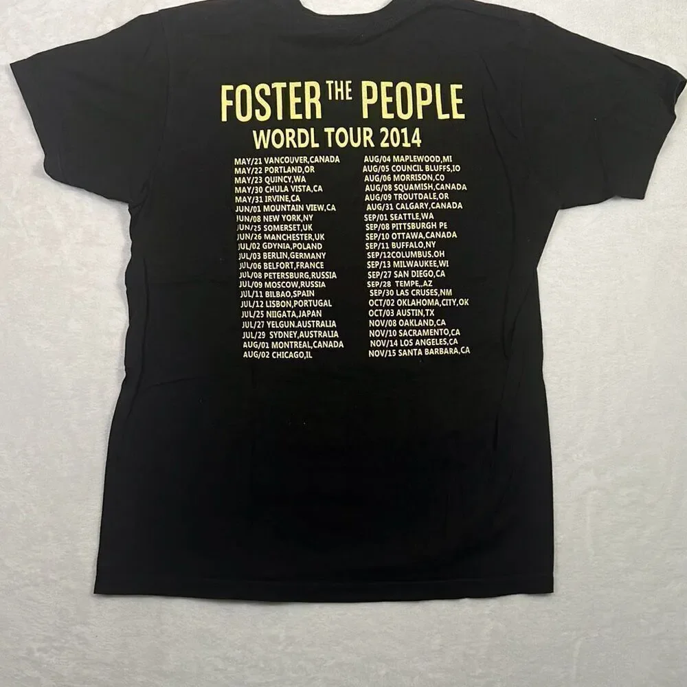Foster the People concert‎ release world tour List T-shirt